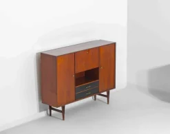 Pamono Mid-Century Highboard by Van Pelt, Belgium, 1960s><noscript><img width=