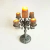Pamono Mid-Century Historicist Style 5-Armed Candelabra in Bronze / Brass, 1960s-1970s> Candleholders
