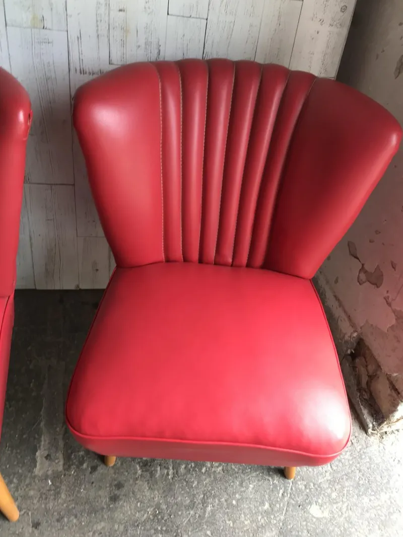Discount Pamono Mid-Century Hungarian Vinyl Living Room Set, 1960s, Set of 3
