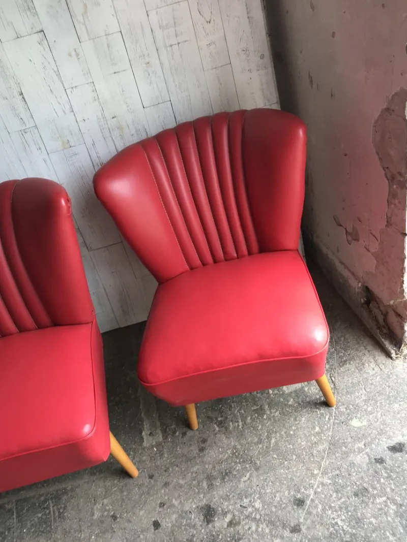 Discount Pamono Mid-Century Hungarian Vinyl Living Room Set, 1960s, Set of 3