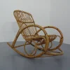 Clearance Pamono Mid-Century Italian Bamboo Rocking Chair, 1950s