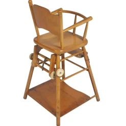Pamono Mid-Century Italian Beech Children's Highchair, 1960s> Children's Chairs