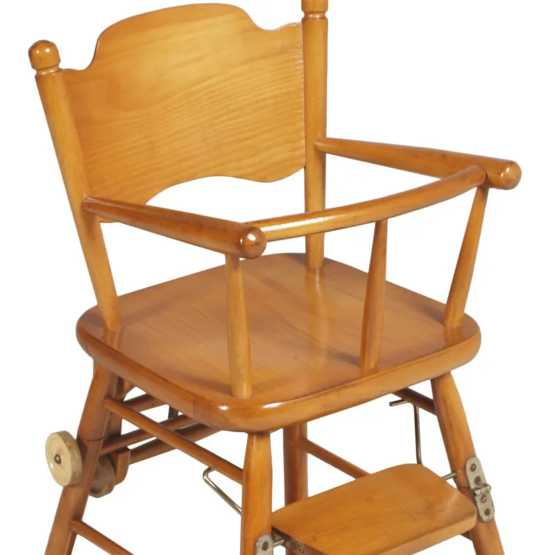 Pamono Mid-Century Italian Beech Children's Highchair, 1960s> Children's Chairs