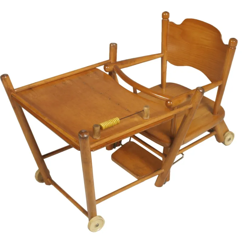 Pamono Mid-Century Italian Beech Children's Highchair, 1960s> Children's Chairs