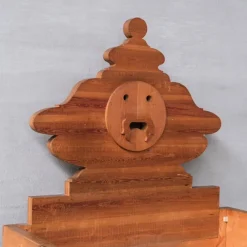Pamono Mid-Century Italian Bocca Della Verità Bed by Mario Ceroli for Poltronova><noscript><img width=