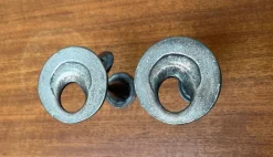 Outlet Pamono Mid-Century Italian Brutalist Amadeus Series Candleholder by Kurt Jesch for Fratelli Tonini, 1960s, Set of 2