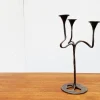 Pamono Mid-Century Italian Brutalist Bronze Amadeus Series Candleholder by Kurt Jesch for Fratelli Tonini