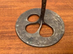 Pamono Mid-Century Italian Brutalist Bronze Amadeus Series Candleholder by Kurt Jesch for Fratelli Tonini