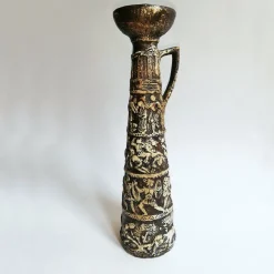 Clearance Pamono Mid-Century Italian Ceramic Candleholder by Aldo Londi for Bitossi