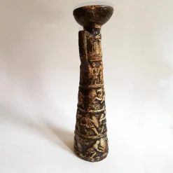 Clearance Pamono Mid-Century Italian Ceramic Candleholder by Aldo Londi for Bitossi