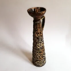 Clearance Pamono Mid-Century Italian Ceramic Candleholder by Aldo Londi for Bitossi