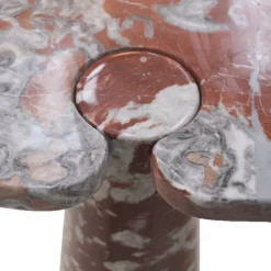 Online Pamono Mid-Century Italian Console Table in Red Marble by Angelo Mangiarotti for Skipper, 1970s