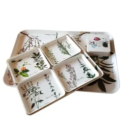 Online Pamono Mid-Century Italian Melamine Tray Set from Mebel, Set of 17