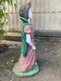 Pamono Mid-Century Italian Modern Concrete Snow White Statue