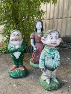 Pamono Mid-Century Italian Modern Concrete Snow White Statue