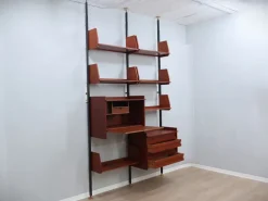 Sale Pamono Mid-Century Italian Modular Wall Unit with Folding Desk, 1950s