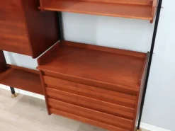 Sale Pamono Mid-Century Italian Modular Wall Unit with Folding Desk, 1950s