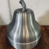 Pamono Mid-Century Italian Pear Ice Bucket in Aluminum