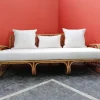 Pamono Mid-Century Italian Rattan and Bamboo Sofa, 1960s> Garden Seating