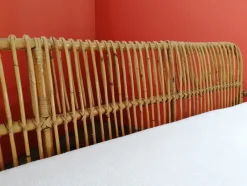 Pamono Mid-Century Italian Rattan and Bamboo Sofa, 1960s><noscript><img width=