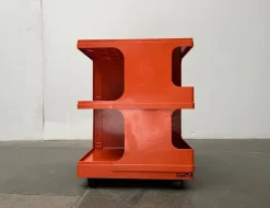 Pamono Mid-Century Italian Space Age Bar Trolley or Side Table by Giovanni Pelis for Stile Neolt, 1960s><noscript><img width=