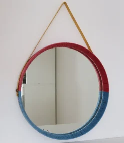 Pamono Mid-Century Italian Wall Mirror, 1960s><noscript><img width=