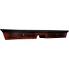 Online Pamono Mid-Century Italian Wood and Brass Console Table, 1950s