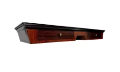 Online Pamono Mid-Century Italian Wood and Brass Console Table, 1950s