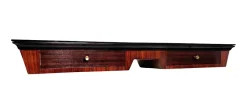 Online Pamono Mid-Century Italian Wood and Brass Console Table, 1950s
