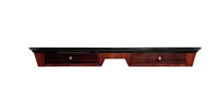 Online Pamono Mid-Century Italian Wood and Brass Console Table, 1950s