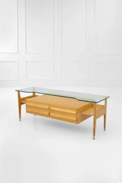 Pamono Mid-Century Italian Wooden Chest of Drawers, 1950s> Sideboards & Buffets