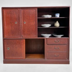 Pamono Mid-Century Japanese Cha Tansu Tea Cabinet, 1950s><noscript><img width=