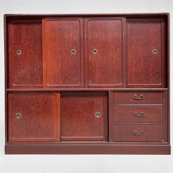 Pamono Mid-Century Japanese Cha Tansu Tea Cabinet, 1950s><noscript><img width=
