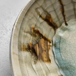 Pamono Mid-Century Japanese Organic Ceramic Art Bowl, 1960s><noscript><img width=