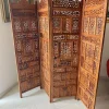 Pamono Mid-Century Japanese 4-Panel Folding Room Divider, 1940s