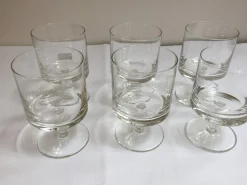 Pamono Mid-Century Kiruna Series Glasses by Klaus Breit for Wiesenthalhütte, 1964, Set of 6