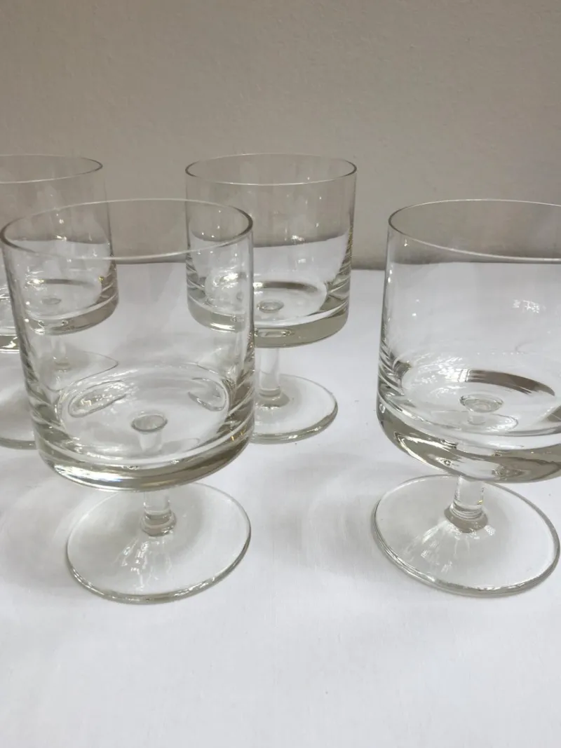 Pamono Mid-Century Kiruna Series Glasses by Klaus Breit for Wiesenthalhütte, 1964, Set of 6