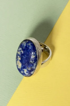 Sale Pamono Midcentury Lapis Lazuli Ring by Cecilia Johansson, 1975