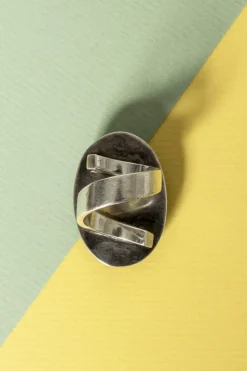 Sale Pamono Midcentury Lapis Lazuli Ring by Cecilia Johansson, 1975