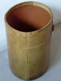 Best Pamono Mid-Century Leather Basket, 1960s