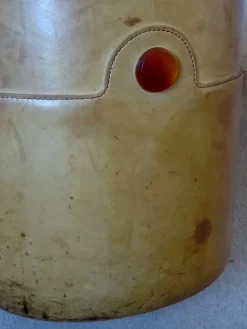 Best Pamono Mid-Century Leather Basket, 1960s