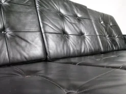 Outlet Pamono Mid-Century Leather Sofas and Armchairs from Krasemann, 1960s, Set of 3