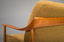 Pamono Mid-Century Lounge Chairs and 3-Seater Sofa by Walter Knoll Antimott, 1960s, Set of 3