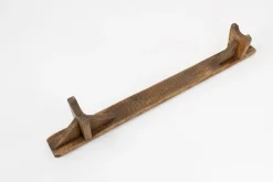 Pamono Mid-Century Low Wooden Bench, France, 1850s