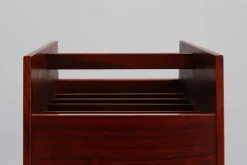 Pamono Mid-Century Magazine LP Caddy Rack by Rolf Hesland for Bruksbo, Norway, 1970s><noscript><img width=