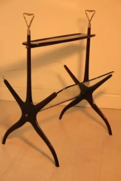 Pamono Mid-Century Magazine Rack by Cesare Lacca, 1950s> Magazine Racks