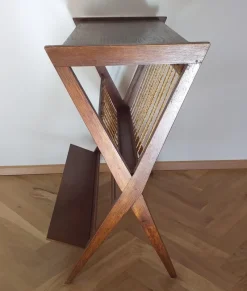 Pamono Mid-Century Magazine Rack, Denmark, 1950s><noscript><img width=