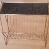 Pamono Mid-Century Magazine Stand in Brass with Lace Metal Storage> Magazine Racks