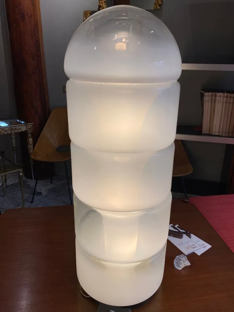 Pamono Mid-Century Model LT316 Totem in Murano Glass by Carlo Nason for Mazzega, 1960s> Floor Lamps