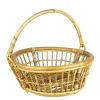 Pamono Mid-Century Moderm Italian Rattan and Rush Magazine Rack> Magazine Racks